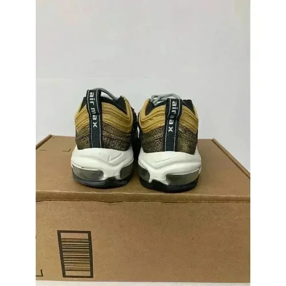 -381 Nike Women's Air Max 97 shoes, Twine/Metallic Gold/Off Noir/W, 7.5