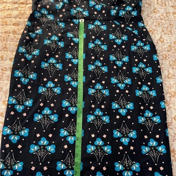 💠 Boden French Navy Star Bouquet Floral Roll Collar Dress| size US 16R NWT