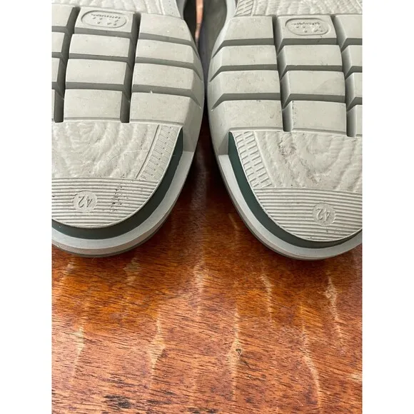 ~ Camper Mens Mateo Leather Nubuck Formal Shoes Gray Green Lace Up US 9 EU 42 ~
