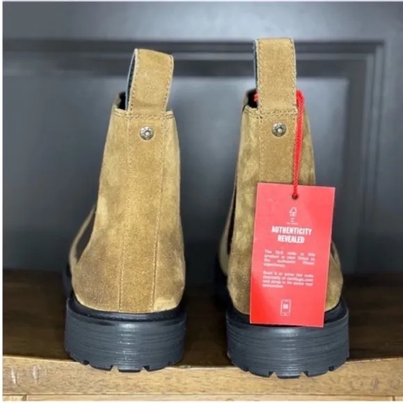 ✨ NWT DIESEL D-Alabhama LCH Otter Suede Chelsea Boots | Rugged Luxury &amp; Style