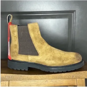 ✨ NWT DIESEL D-Alabhama LCH Otter Suede Chelsea Boots | Rugged Luxury &amp; Style