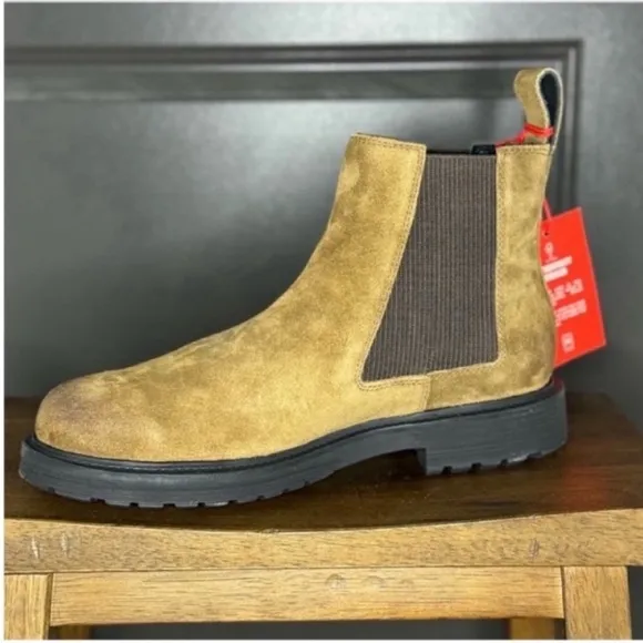 ✨ NWT DIESEL D-Alabhama LCH Otter Suede Chelsea Boots | Rugged Luxury &amp; Style