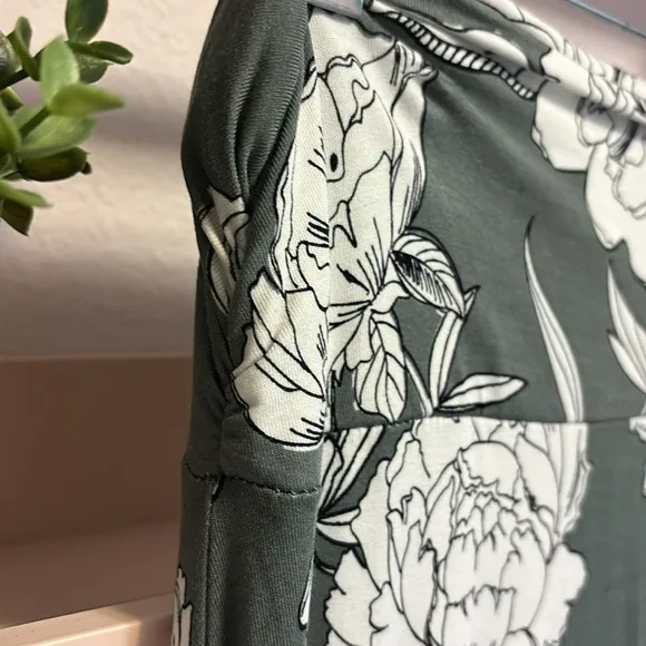 🌸 NWT, Market and Spruce Green, Floral Maxi Skirt