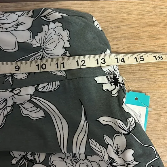 🌸 NWT, Market and Spruce Green, Floral Maxi Skirt