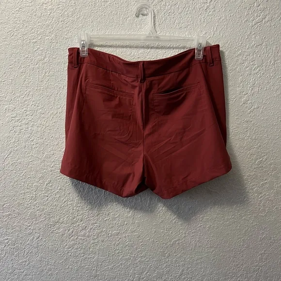 - Spanx Sunshine Shorts 4&quot; In Sun Washed Red UPF 50  Breathable Pull