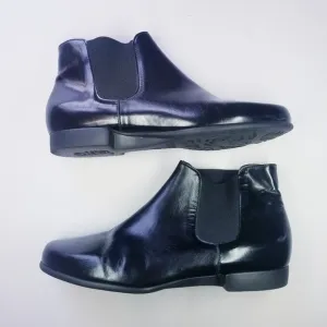 🌸 Taryn Rose |Patent Leather Flat ankle Boots 9.5