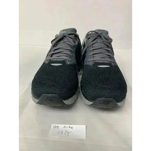 .1375 Skechers Go-Run, Black/Gray, Mens Running Shoes-US 13 Mens