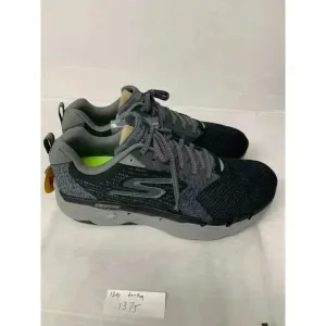 .1375 Skechers Go-Run, Black/Gray, Mens Running Shoes-US 13 Mens
