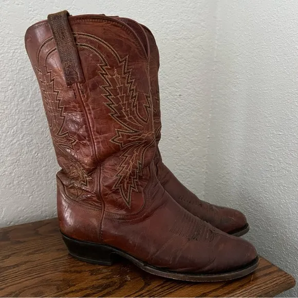1883 by Lucchese Crayton N7697R Mad Dog Cowboy Boots Mens Size 9 D