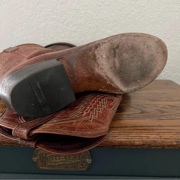 1883 by Lucchese Crayton N7697R Mad Dog Cowboy Boots Mens Size 9 D