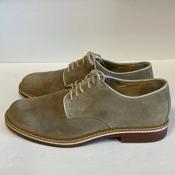 1901 Made In Italy Beige Suede Lace Up Men’s Oxford’s Shoes size 43