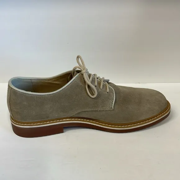 1901 Made In Italy Beige Suede Lace Up Men’s Oxford’s Shoes size 43