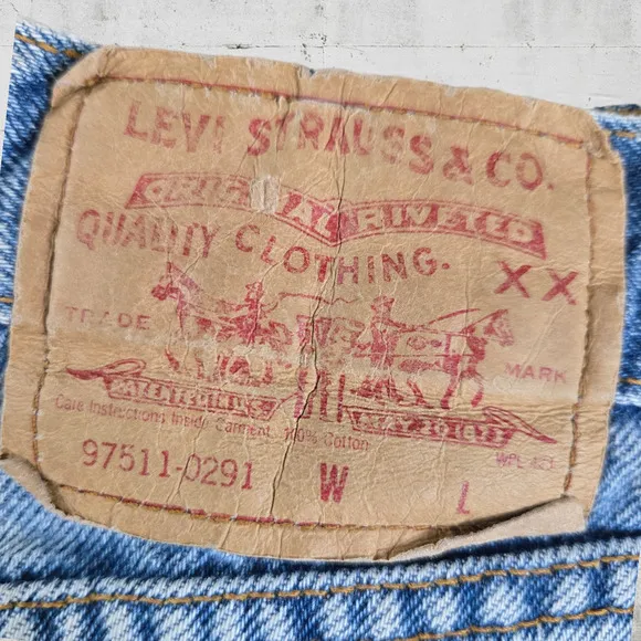 1980s Vintage Levi’s USA Made 501 XX Light Stonewash Denim Mini Skirt Size 4