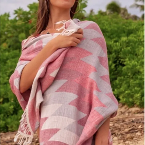 2 Piece Dress Set Clay Set Maxi   Pink Clay Red Clay Gray Wrap Western Bohemian