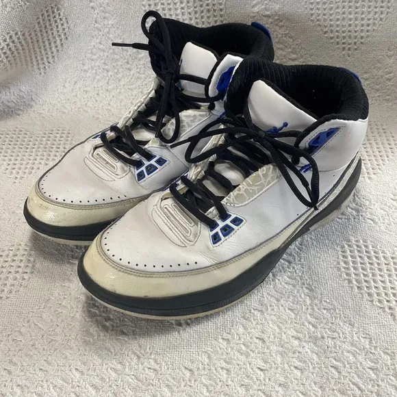 2008 Nike Air Jordan 2.5 Team 2 Point 5 Shoes Blue White Men Size 10.5