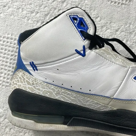 2008 Nike Air Jordan 2.5 Team 2 Point 5 Shoes Blue White Men Size 10.5