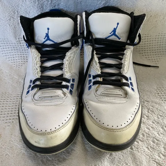 2008 Nike Air Jordan 2.5 Team 2 Point 5 Shoes Blue White Men Size 10.5