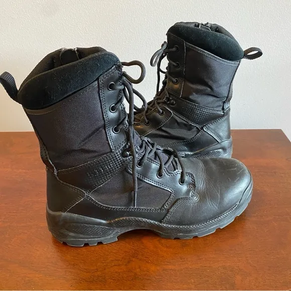 5.11 Black Tactical Boots ATAC 2.0 8” Side Zip