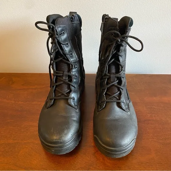 5.11 Black Tactical Boots ATAC 2.0 8” Side Zip