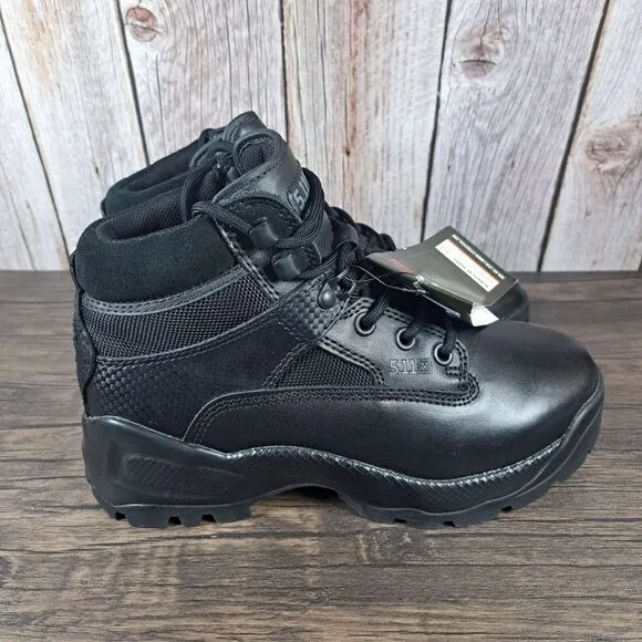 511 Tactical Atac 6&quot; Low Black Ortholite Boots Men's Sz 7 Wide