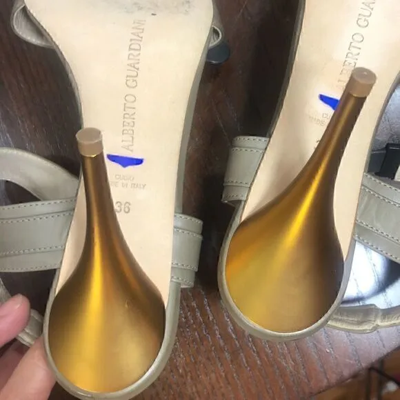 6 ALBERTO GUARDIANI RARE &amp; Unique Sexy Sandals EUC MSRP: $495