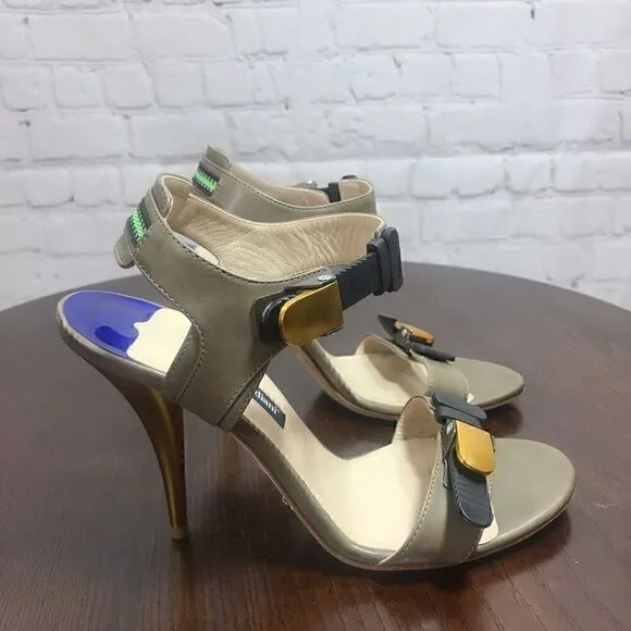 6 ALBERTO GUARDIANI RARE &amp; Unique Sexy Sandals EUC MSRP: $495