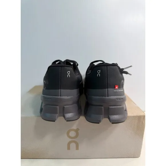 .6013 On Cloudmonster Black/Magnet, Womens Running Shoes-US 10 Womens