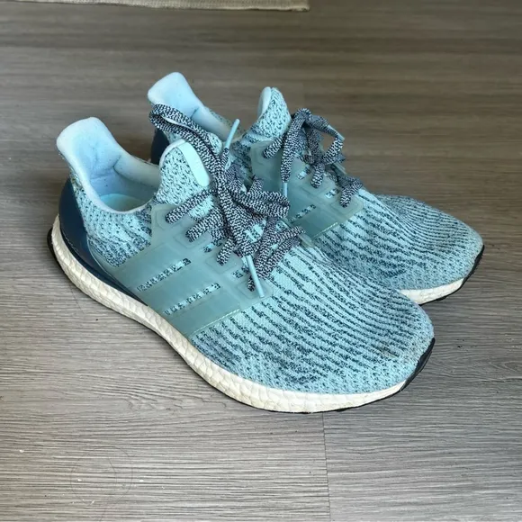 [8.5] Adidas UltraBoost 3.0 Running Shoes In Ice Blue Women’s Trainers S82055