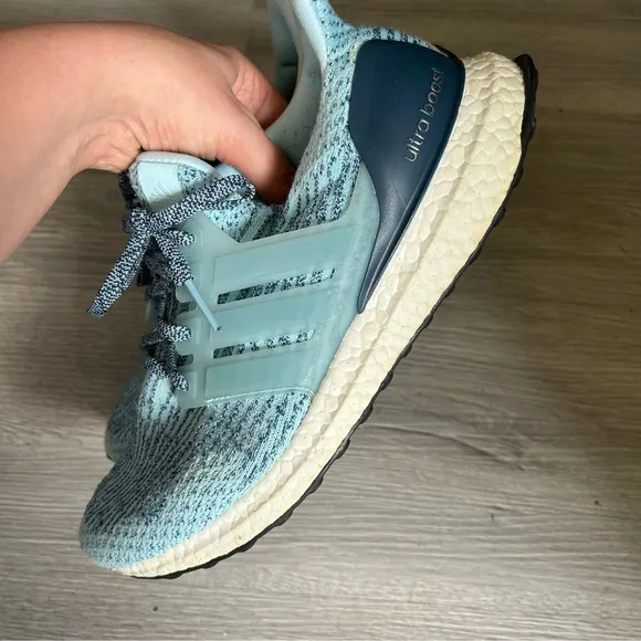 [8.5] Adidas UltraBoost 3.0 Running Shoes In Ice Blue Women’s Trainers S82055