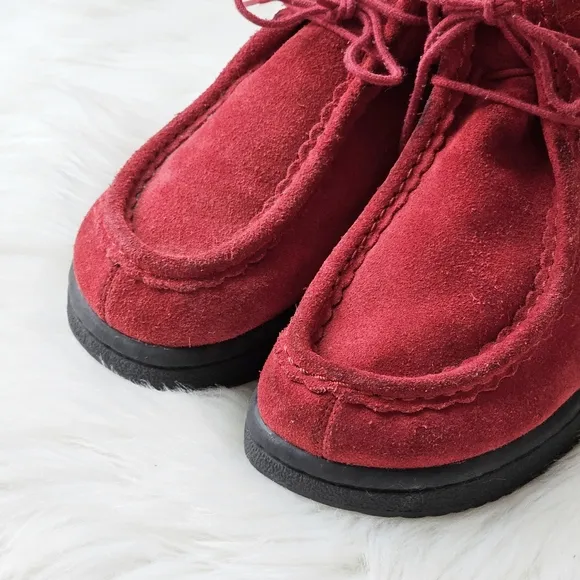 90's Lower East Side Suede Leather Wallabee Chukka Boots Shoes Vintage Chunky, 9