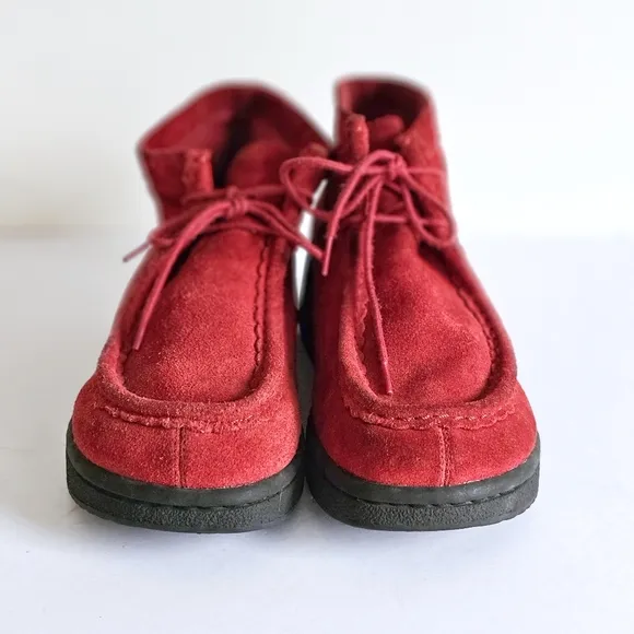 90's Lower East Side Suede Leather Wallabee Chukka Boots Shoes Vintage Chunky, 9