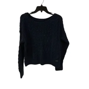 Abercrombie &amp; Fitch Women's Long Sleeve Cable Knit Sweater. Blue. Medium. Cute.