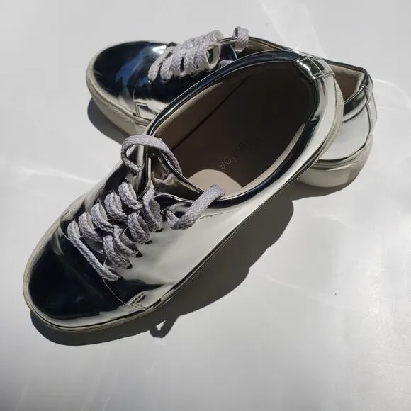 Acne Studios Mirrored  Silver Shoes Sz 37
