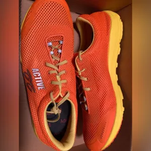 Active USA Orange and Yellow Athletic Shoes