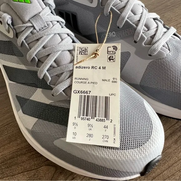 Adidas Adizero RC 4 Men’s Sneaker Size 10 #489