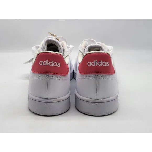 Adidas Advantage K Tennis Mens Shoes White Red Size 6