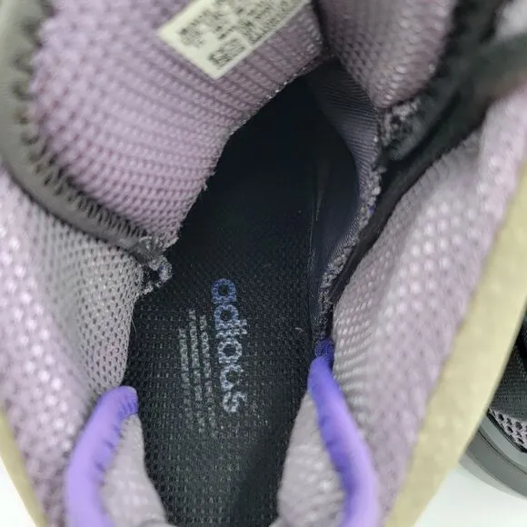 Adidas C10 C77116 Gray &amp; Purple Basketball Shoes Sneakers Mens Size 11