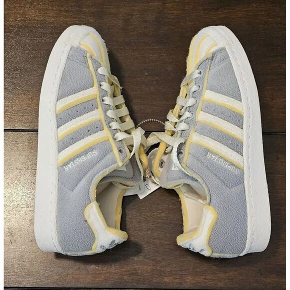Adidas Cozy Superstar Sneakers Men's Size 4 Sherpa Athletic Shoes Women's Size 6