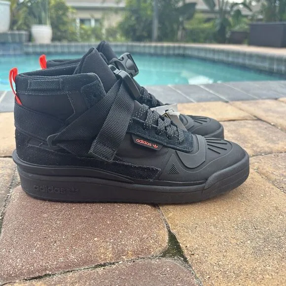 Adidas Forum GTX High Men's Athletic Shoes Core Black Q46363 Size 6.5