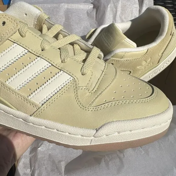Adidas Forum Low Sandy Beige Gum Women's Athletic Shoes IG3966