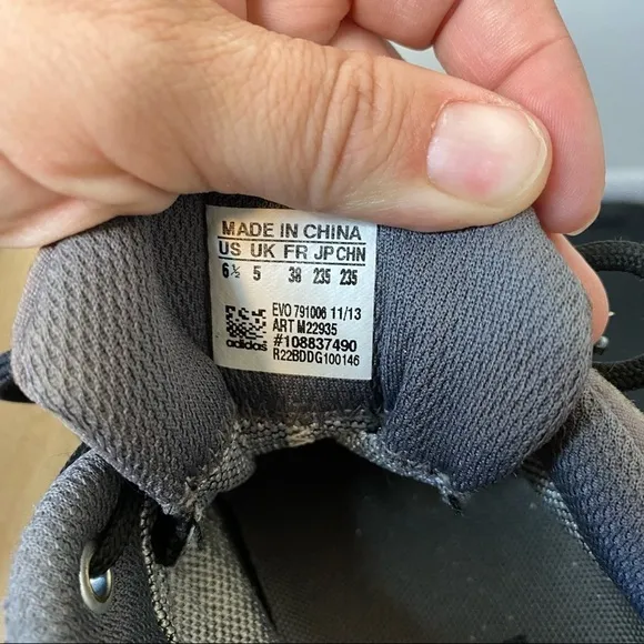Adidas Gore-Tex black outdoor hiking shoes