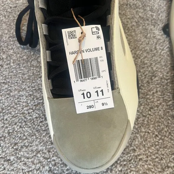 Adidas Harden Volume 8 Feather Grey Ivory Core Black IG6649