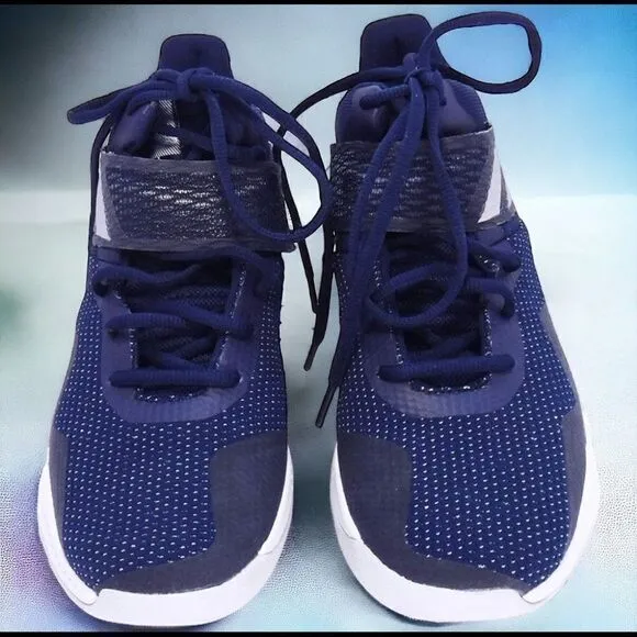 Adidas mens blue EXPLOSIVE Bounce Basketball sneakers Shoes
