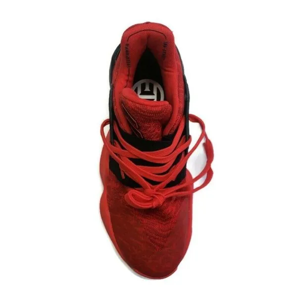 Adidas Mens Size 7 Harden Vol. 4 Basketball Shoes EF0999 Black Power Red