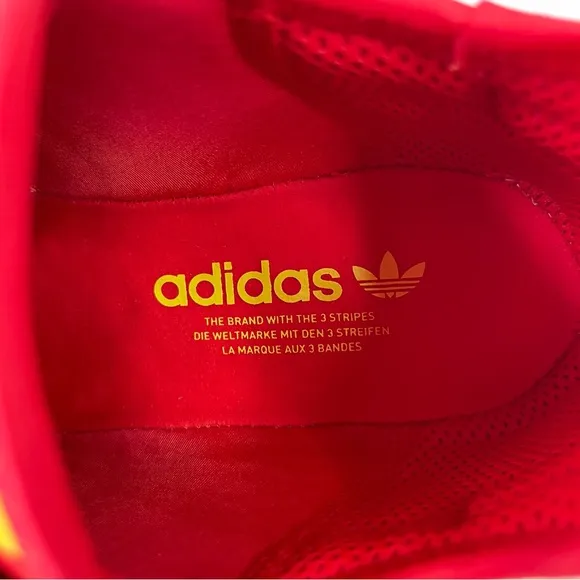 Adidas NMD R1 Beijing Casual Shoes Sneakers Red Yellow Men's Size 13 FY1262