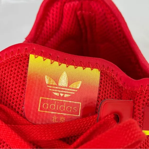 Adidas NMD R1 Beijing Casual Shoes Sneakers Red Yellow Men's Size 13 FY1262