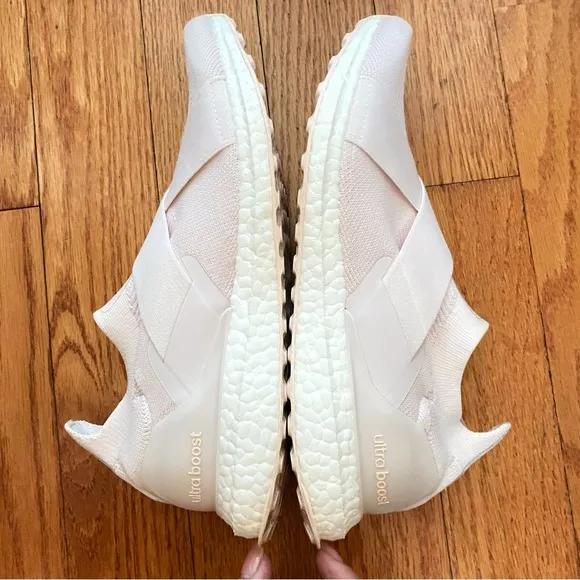 Adidas orchid light pink DNA ultraboost laceless no lace slip on sneaker