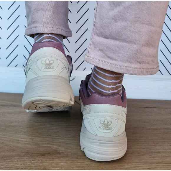 🤩Adidas Originals Astir W Women Shoes Sz 7.5 Dusty Pink Beige Chunky New GY6853