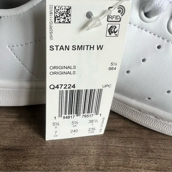 Adidas Originals Stan Smith Women's Shoe Size 7 #B1192