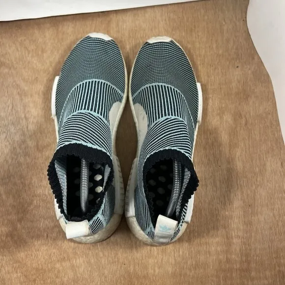 Adidas Parley X NMD CS1 Men's Size 12 Blue Spirit Sneakers Shoes AC8597